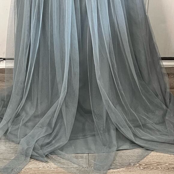 Jenny Yoo Collection Women's Column Dress Size 8 Annabelle Convertible Tulle - Picture 7 of 16